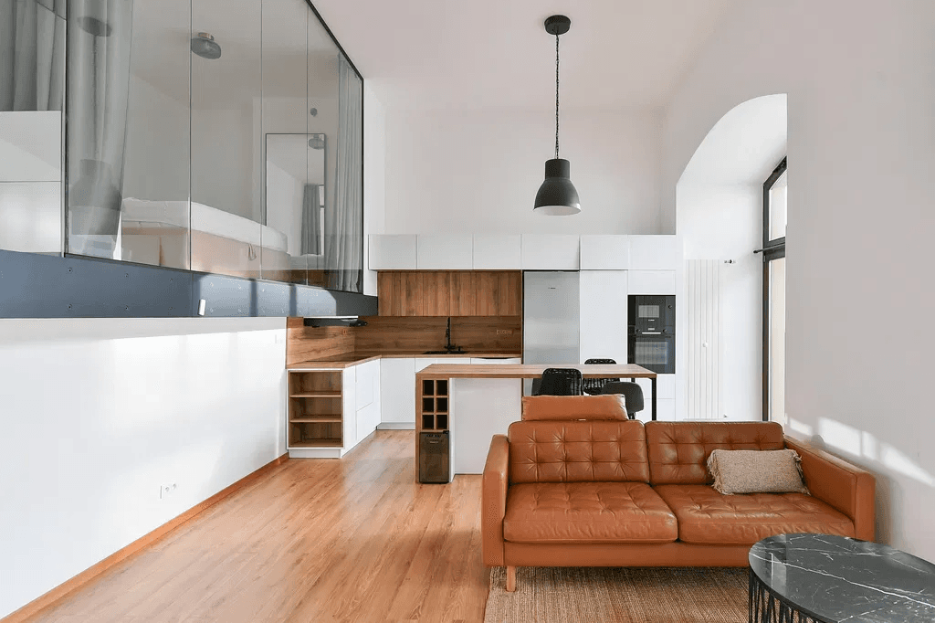 1 bedroom with open-plan kitchen flat to rent, 78 m², Šaldova, Prague, Prague 1 bedroom with open-plan kitchen flat to rent, 78 m², Šaldova, Prague, Prague