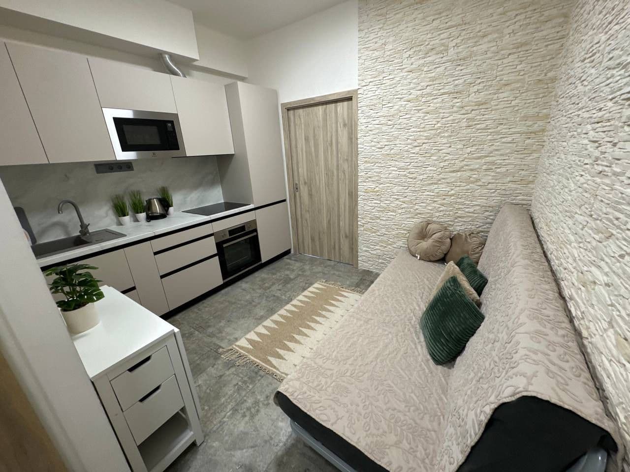 1 bedroom with open-plan kitchen flat to rent, 25 m², Sokolská, Prague, Prague 1 bedroom with open-plan kitchen flat to rent, 25 m², Sokolská, Prague, Prague