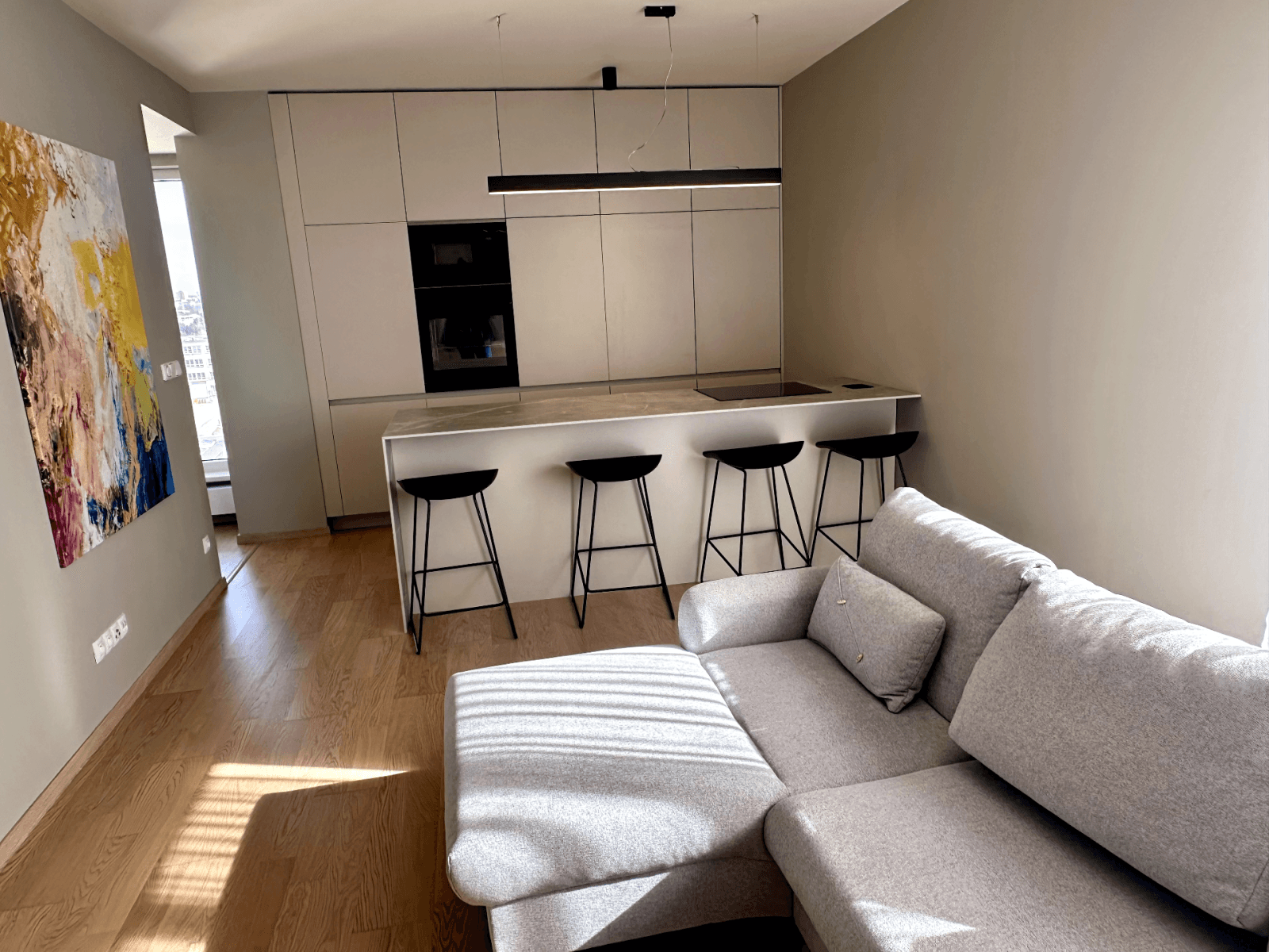 1 bedroom with open-plan kitchen flat to rent, 61 m², U Plynárny, Prague, Prague 1 bedroom with open-plan kitchen flat to rent, 61 m², U Plynárny, Prague, Prague
