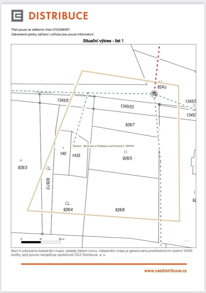 plot for sale, 2,665 m², Frýdlant nad Ostravicí, Moravskoslezský Region plot for sale, 2,665 m², Frýdlant nad Ostravicí, Moravskoslezský Region