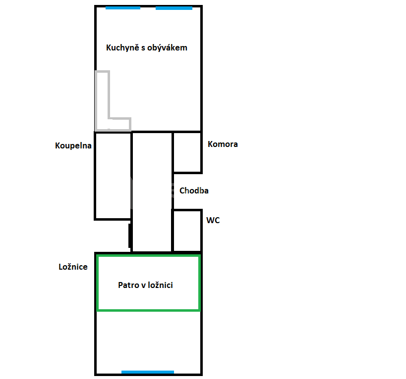 1 bedroom with open-plan kitchen flat to rent, 55 m², Vinohradská, Prague, Prague 1 bedroom with open-plan kitchen flat to rent, 55 m², Vinohradská, Prague, Prague