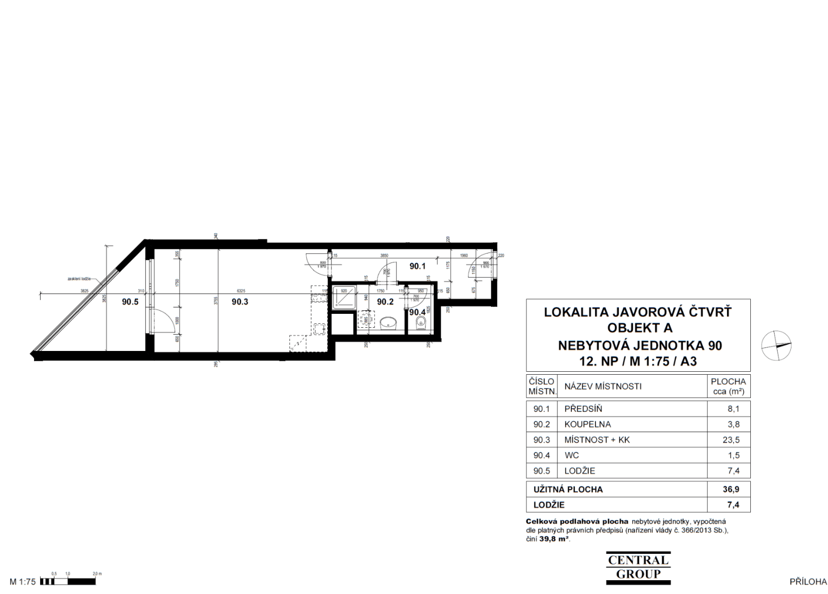 Studio flat for sale, 40 m², Hornoměcholupská, Prague, Prague Studio flat for sale, 40 m², Hornoměcholupská, Prague, Prague