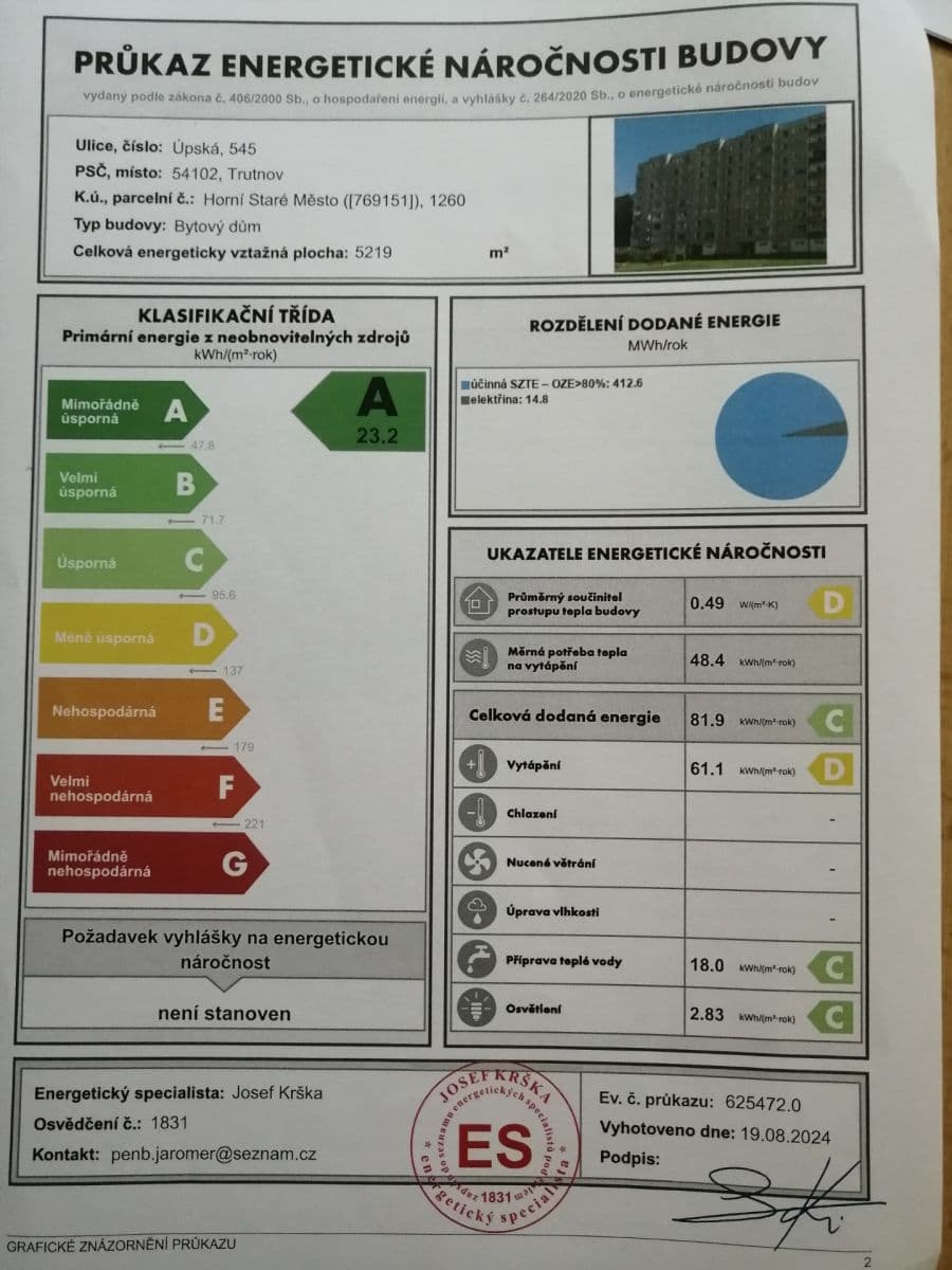 2 bedroom flat for sale, 56 m², Úpská, Trutnov, Královéhradecký Region 2 bedroom flat for sale, 56 m², Úpská, Trutnov, Královéhradecký Region