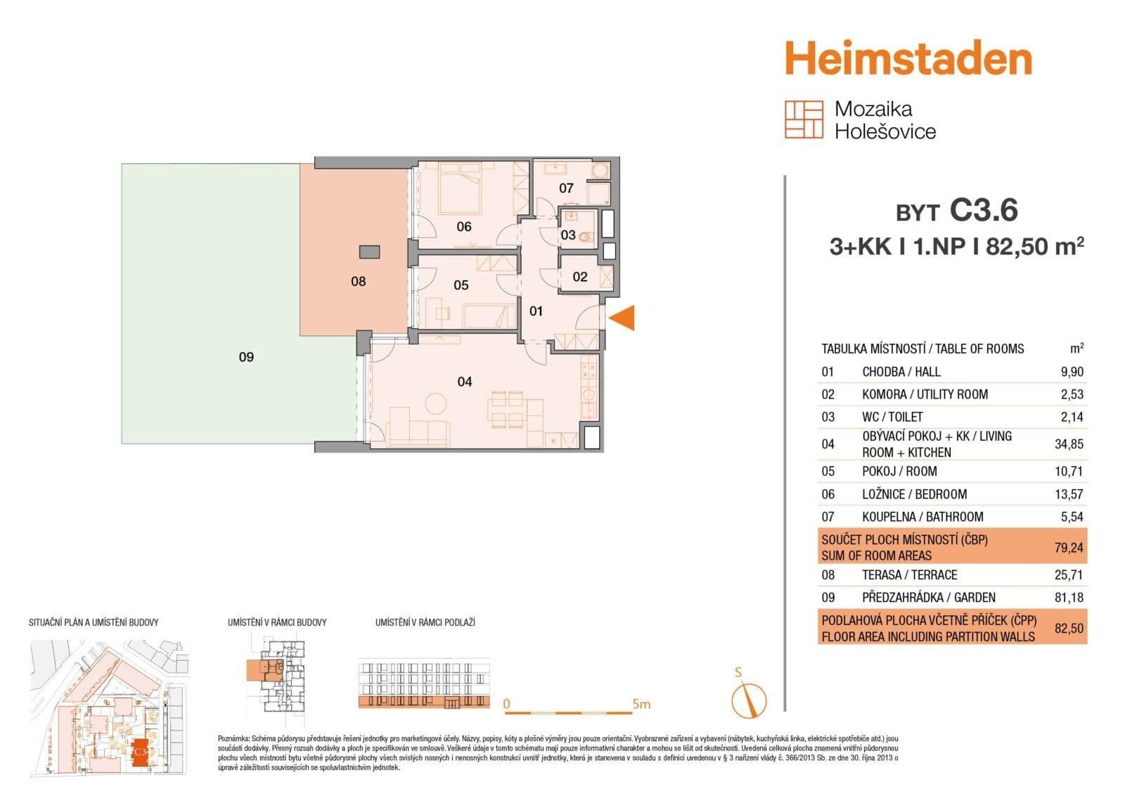 2 bedroom with open-plan kitchen flat to rent, 92 m², Vrbenského, Prague, Prague 2 bedroom with open-plan kitchen flat to rent, 92 m², Vrbenského, Prague, Prague