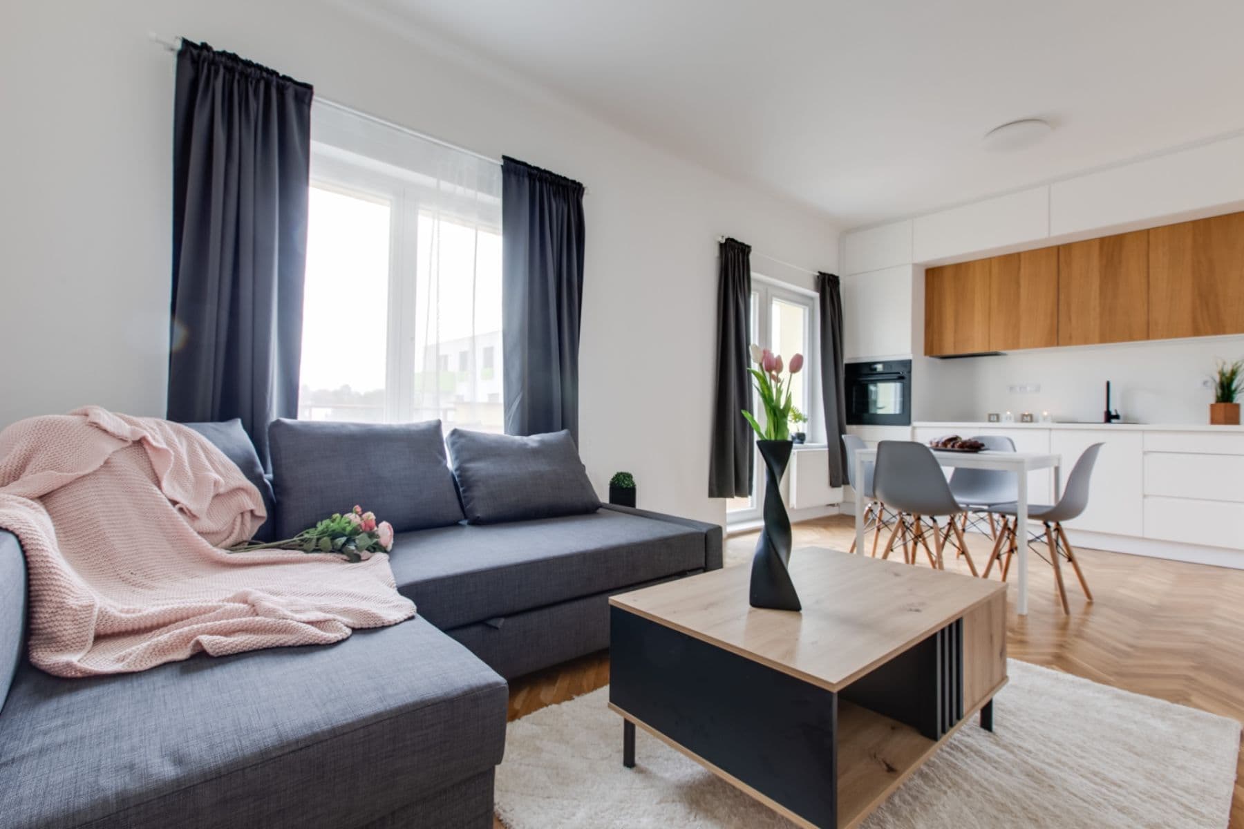 2 bedroom with open-plan kitchen flat to rent, 72 m², U Hranic, Prague, Prague 2 bedroom with open-plan kitchen flat to rent, 72 m², U Hranic, Prague, Prague