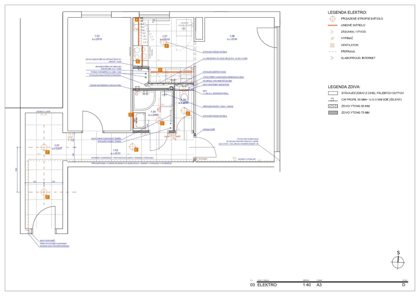 1 bedroom with open-plan kitchen flat to rent, 60 m², Ke Strašnické, Prague, Prague 1 bedroom with open-plan kitchen flat to rent, 60 m², Ke Strašnické, Prague, Prague