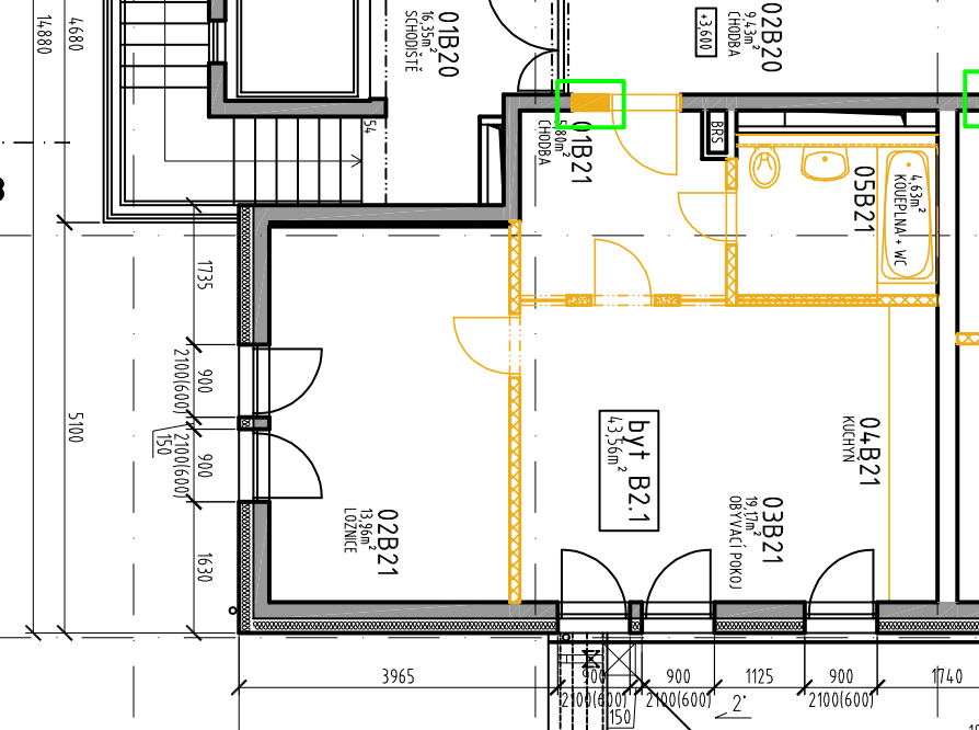1 bedroom with open-plan kitchen flat to rent, 45 m², Lumírova, Prague, Prague 1 bedroom with open-plan kitchen flat to rent, 45 m², Lumírova, Prague, Prague