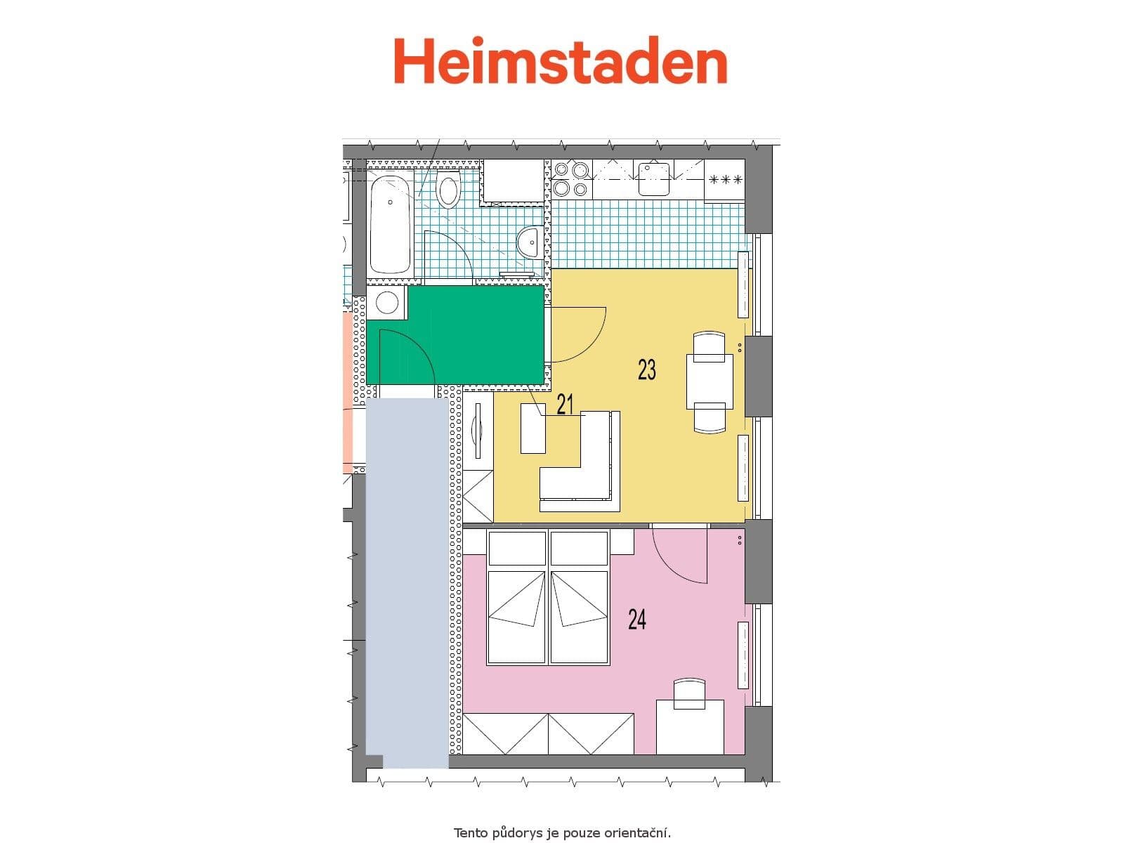 1 bedroom with open-plan kitchen flat to rent, 44 m², Dr. Glazera, Horní Suchá, Moravskoslezský Region 1 bedroom with open-plan kitchen flat to rent, 44 m², Dr. Glazera, Horní Suchá, Moravskoslezský Region
