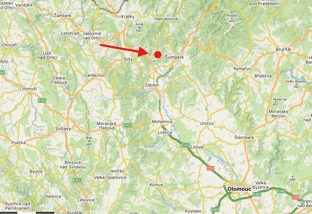 plot for sale, 13,396 m², Bohdíkov, Olomoucký Region plot for sale, 13,396 m², Bohdíkov, Olomoucký Region