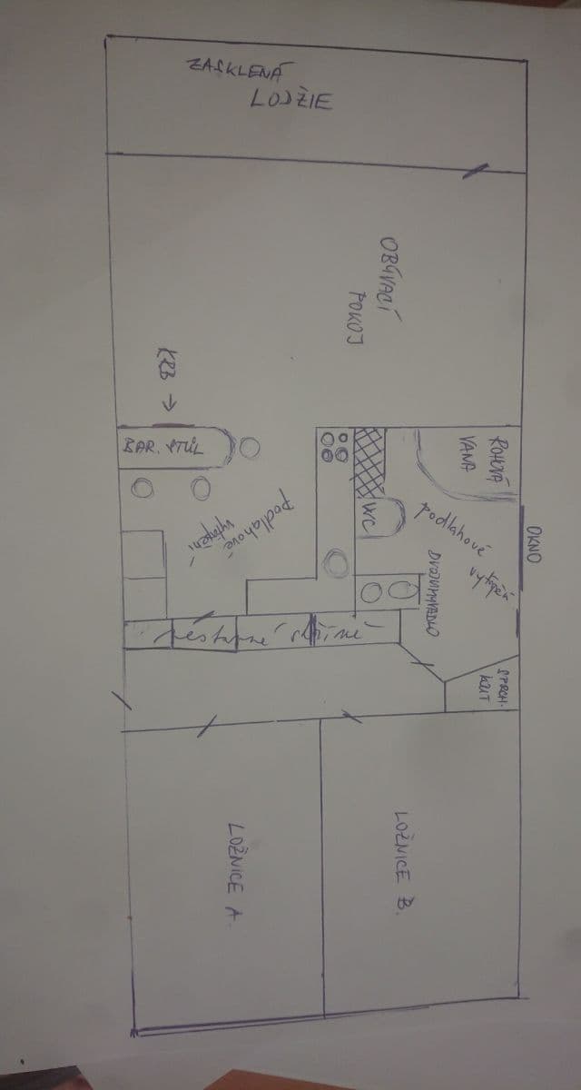 2 bedroom with open-plan kitchen flat for sale, 76 m², Stříbrského, Prague, Prague 2 bedroom with open-plan kitchen flat for sale, 76 m², Stříbrského, Prague, Prague