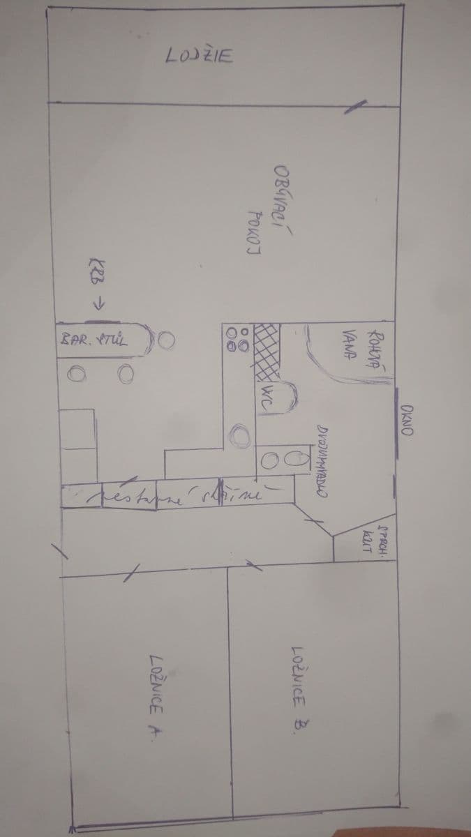 2 bedroom with open-plan kitchen flat for sale, 76 m², Stříbrského, Prague, Prague 2 bedroom with open-plan kitchen flat for sale, 76 m², Stříbrského, Prague, Prague