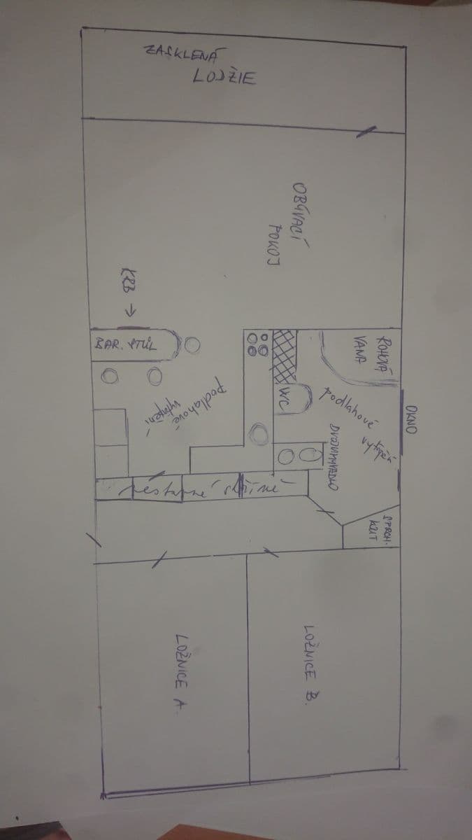 2 bedroom with open-plan kitchen flat for sale, 76 m², Stříbrského, Prague, Prague 2 bedroom with open-plan kitchen flat for sale, 76 m², Stříbrského, Prague, Prague