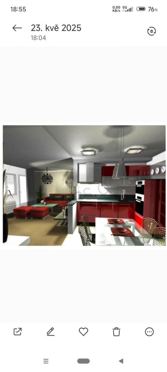 2 bedroom with open-plan kitchen flat for sale, 76 m², Stříbrského, Prague, Prague 2 bedroom with open-plan kitchen flat for sale, 76 m², Stříbrského, Prague, Prague