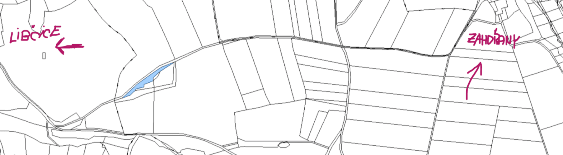 plot for sale, 2,104 m², Maršovice, Středočeský Region plot for sale, 2,104 m², Maršovice, Středočeský Region