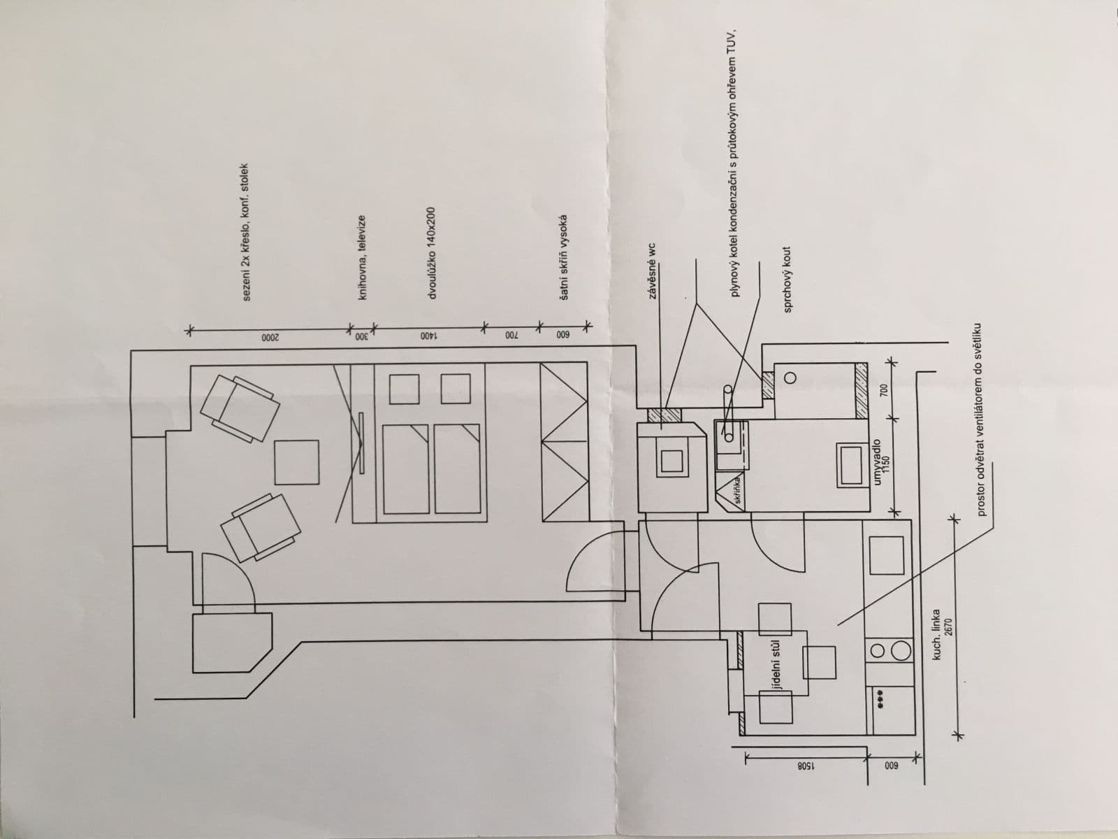 1 bedroom flat to rent, 28 m², Na Hutích, Prague, Prague 1 bedroom flat to rent, 28 m², Na Hutích, Prague, Prague