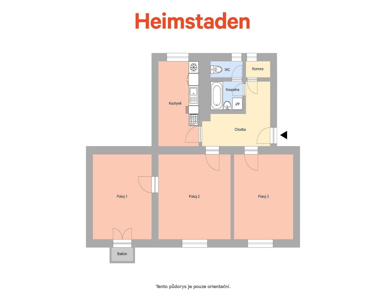3 bedroom flat to rent, 70 m², Anglická, Havířov, Moravskoslezský Region 3 bedroom flat to rent, 70 m², Anglická, Havířov, Moravskoslezský Region