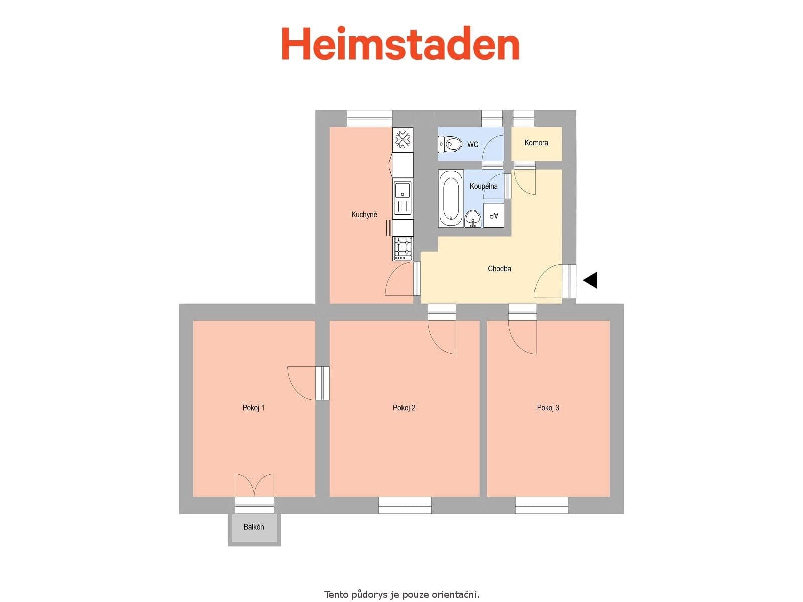 3 bedroom flat to rent, 70 m², Anglická, Havířov, Moravskoslezský Region 3 bedroom flat to rent, 70 m², Anglická, Havířov, Moravskoslezský Region