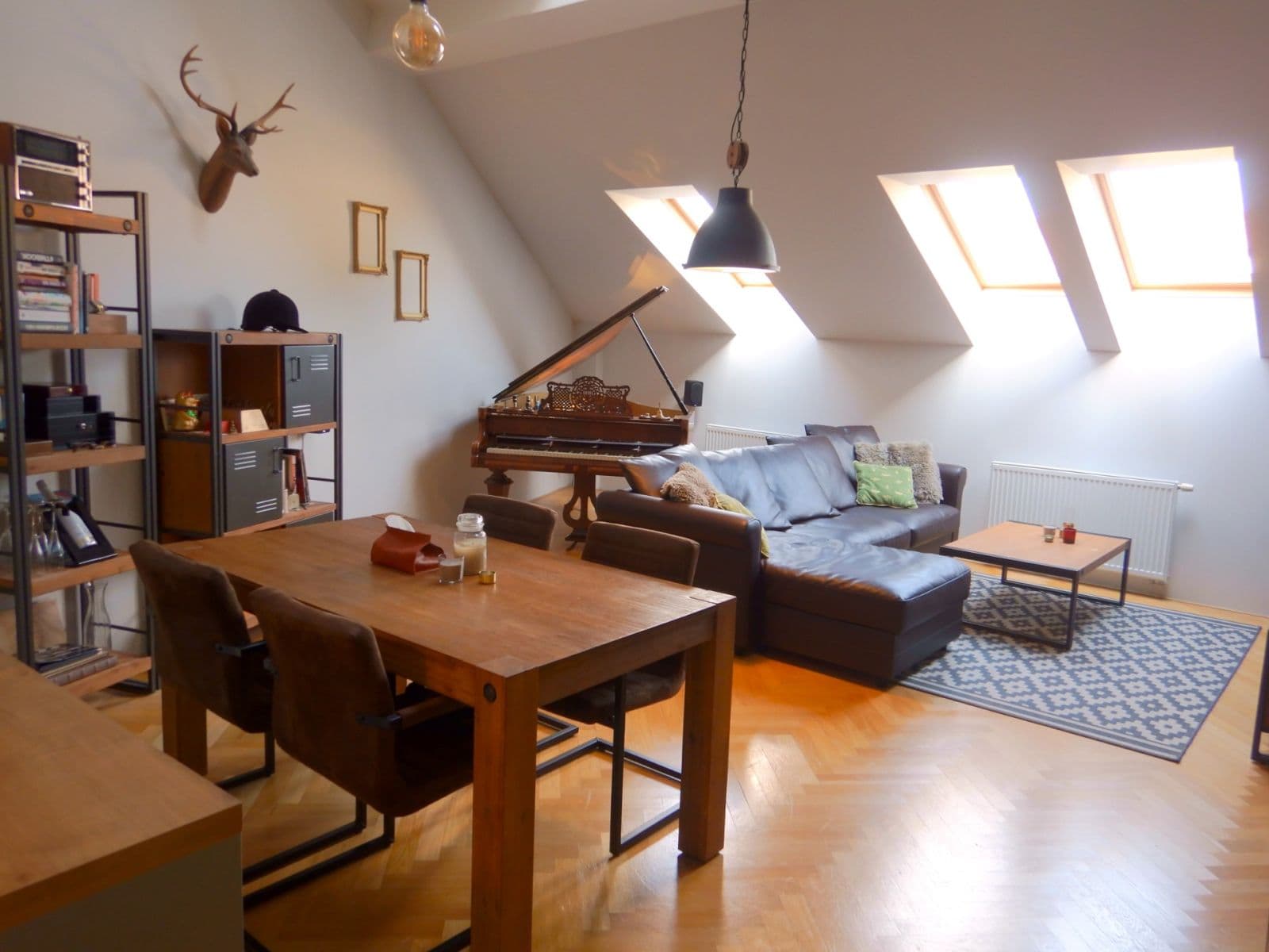 1 bedroom with open-plan kitchen flat to rent, 91 m², Vyšehradská, Prague, Prague 1 bedroom with open-plan kitchen flat to rent, 91 m², Vyšehradská, Prague, Prague