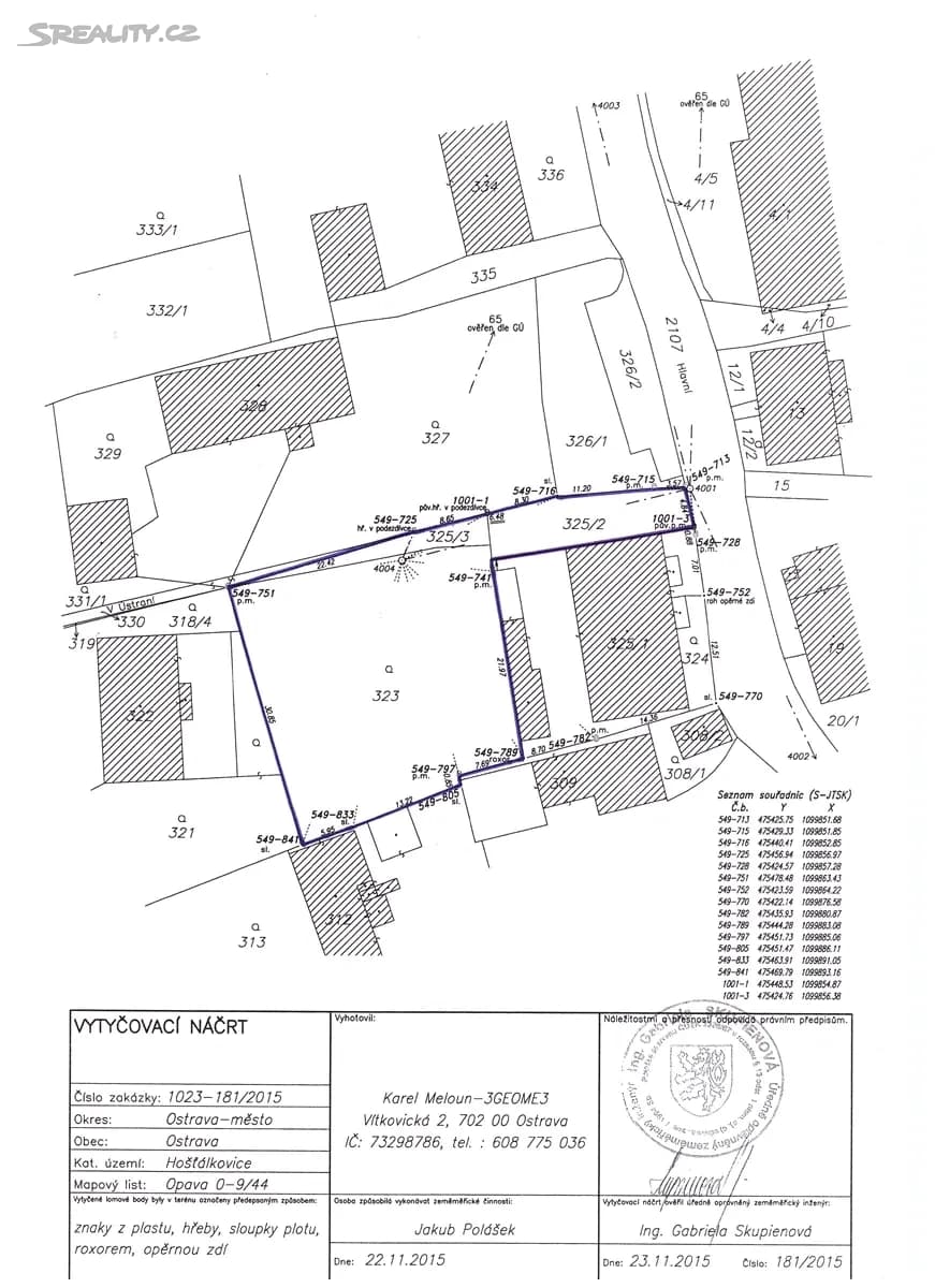 plot for sale, 991 m², Hlavní, Ostrava, Moravskoslezský Region plot for sale, 991 m², Hlavní, Ostrava, Moravskoslezský Region