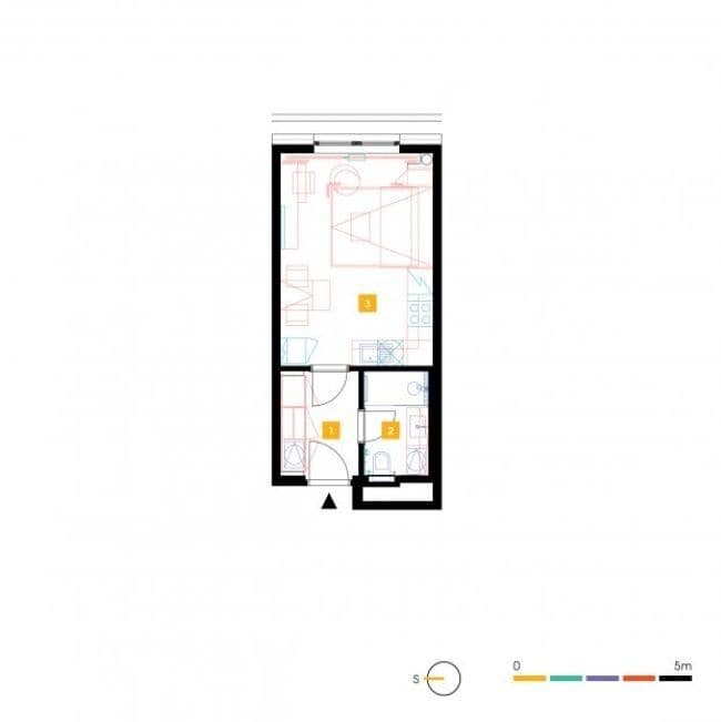 Studio flat to rent, 27 m², Mukařovského, Prague, Prague Studio flat to rent, 27 m², Mukařovského, Prague, Prague