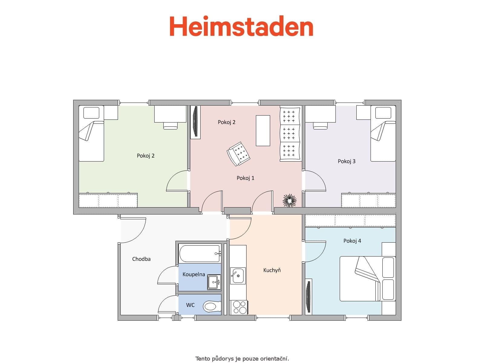4 bedroom flat to rent, 85 m², Obránců míru, Havířov, Moravskoslezský Region 4 bedroom flat to rent, 85 m², Obránců míru, Havířov, Moravskoslezský Region