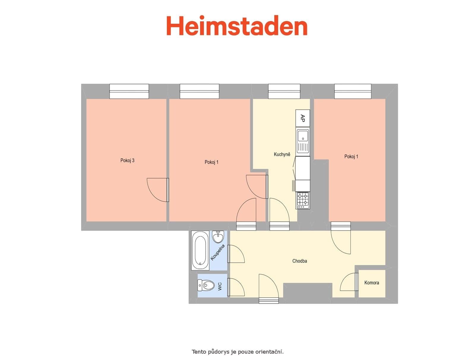 3 bedroom flat to rent, 67 m², Tylova, Havířov, Moravskoslezský Region 3 bedroom flat to rent, 67 m², Tylova, Havířov, Moravskoslezský Region