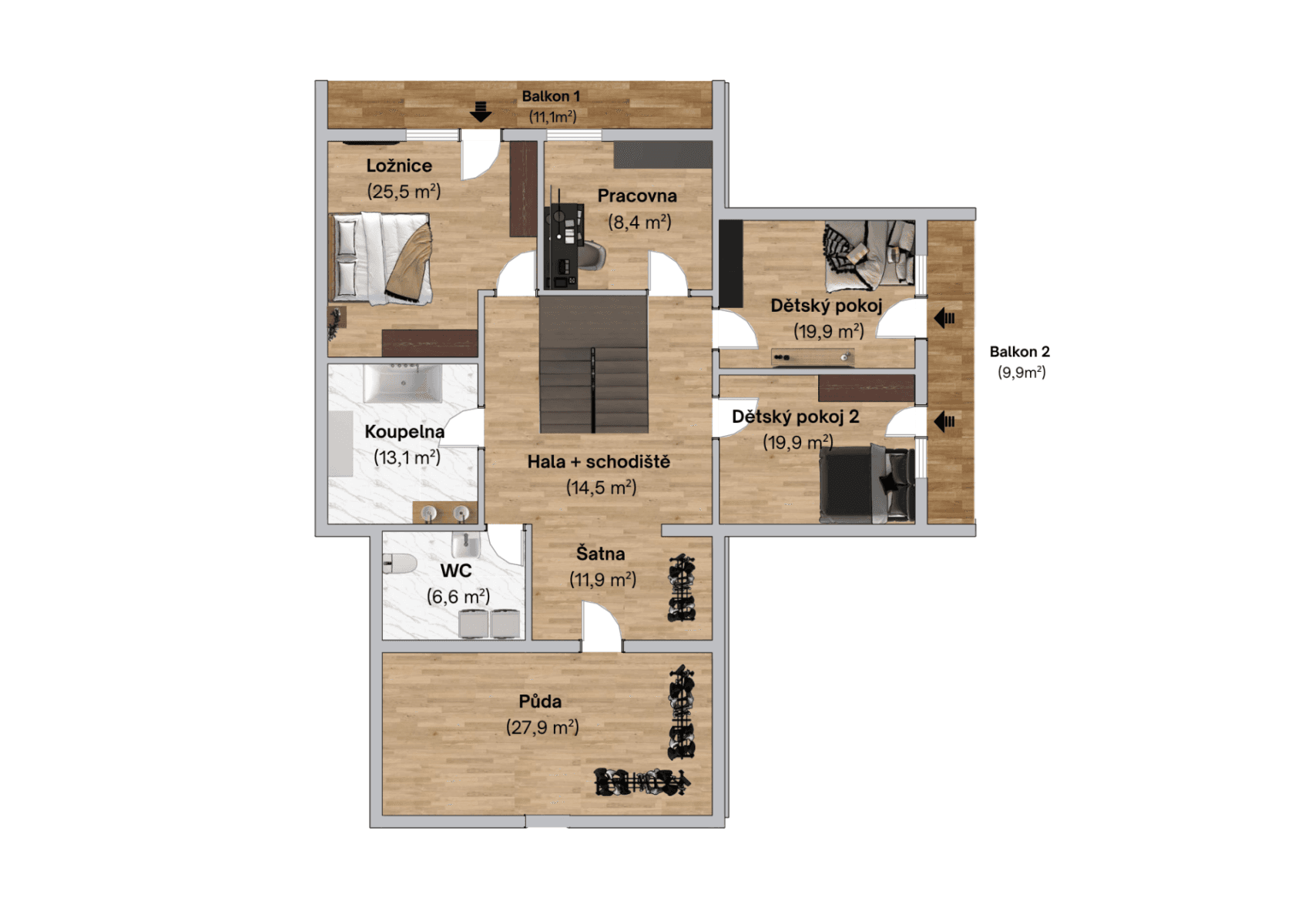 house for sale, 296 m², Ke Kaménce, Louňovice, Středočeský Region house for sale, 296 m², Ke Kaménce, Louňovice, Středočeský Region