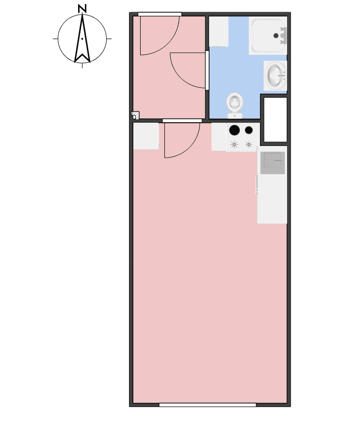 Studio flat to rent, 26 m², Křenová, Brno, Jihomoravský Region Studio flat to rent, 26 m², Křenová, Brno, Jihomoravský Region
