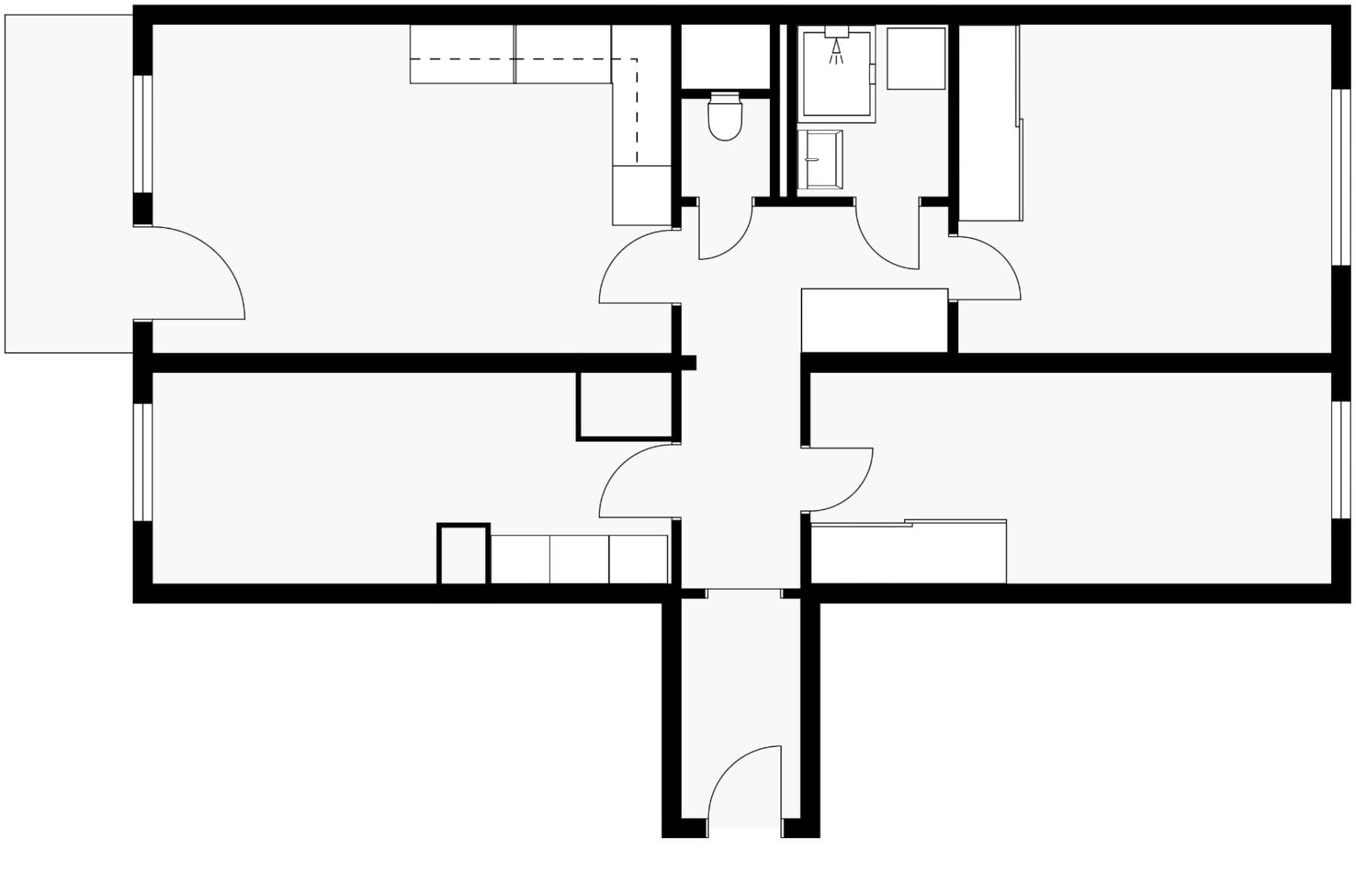 3 bedroom with open-plan kitchen flat for sale, 75 m², Sosnovecká, Prague, Prague 3 bedroom with open-plan kitchen flat for sale, 75 m², Sosnovecká, Prague, Prague
