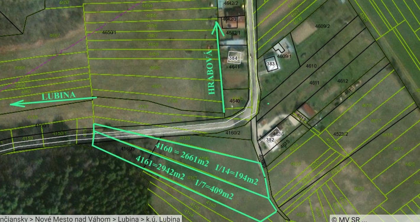 plot for sale, 13,139 m², Lubina, Trenčiansky Region plot for sale, 13,139 m², Lubina, Trenčiansky Region