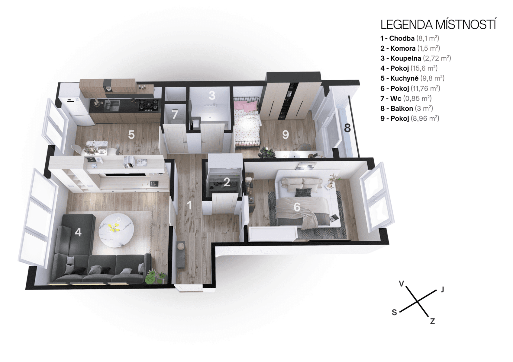 3 bedroom flat for sale, 63 m², Galašova, Hranice, Olomoucký Region 3 bedroom flat for sale, 63 m², Galašova, Hranice, Olomoucký Region