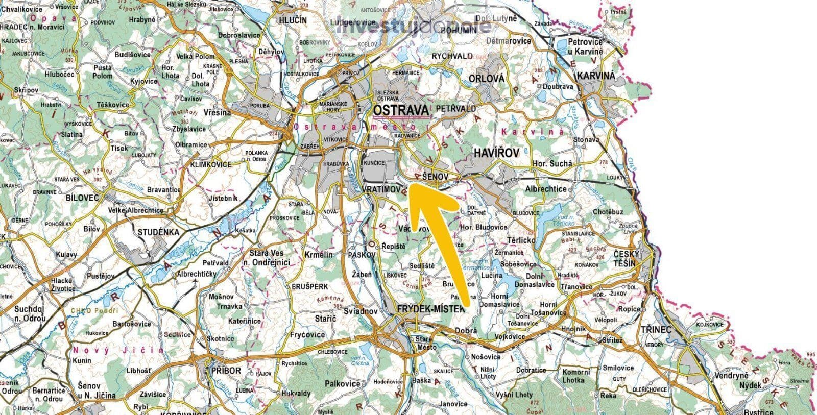 plot for sale, 2,392 m², Ostrava, Moravskoslezský Region plot for sale, 2,392 m², Ostrava, Moravskoslezský Region