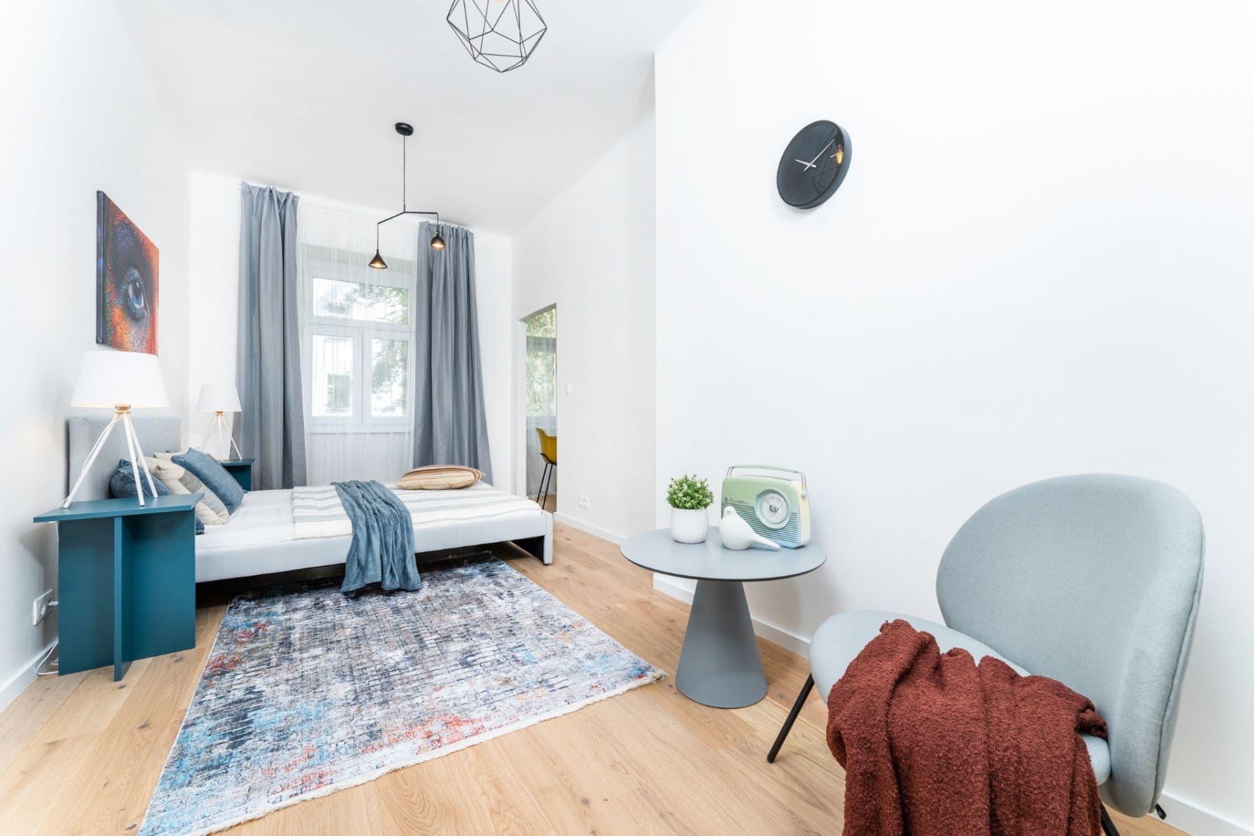 1 bedroom with open-plan kitchen flat for sale, 47 m², Polská, Prague, Prague 1 bedroom with open-plan kitchen flat for sale, 47 m², Polská, Prague, Prague