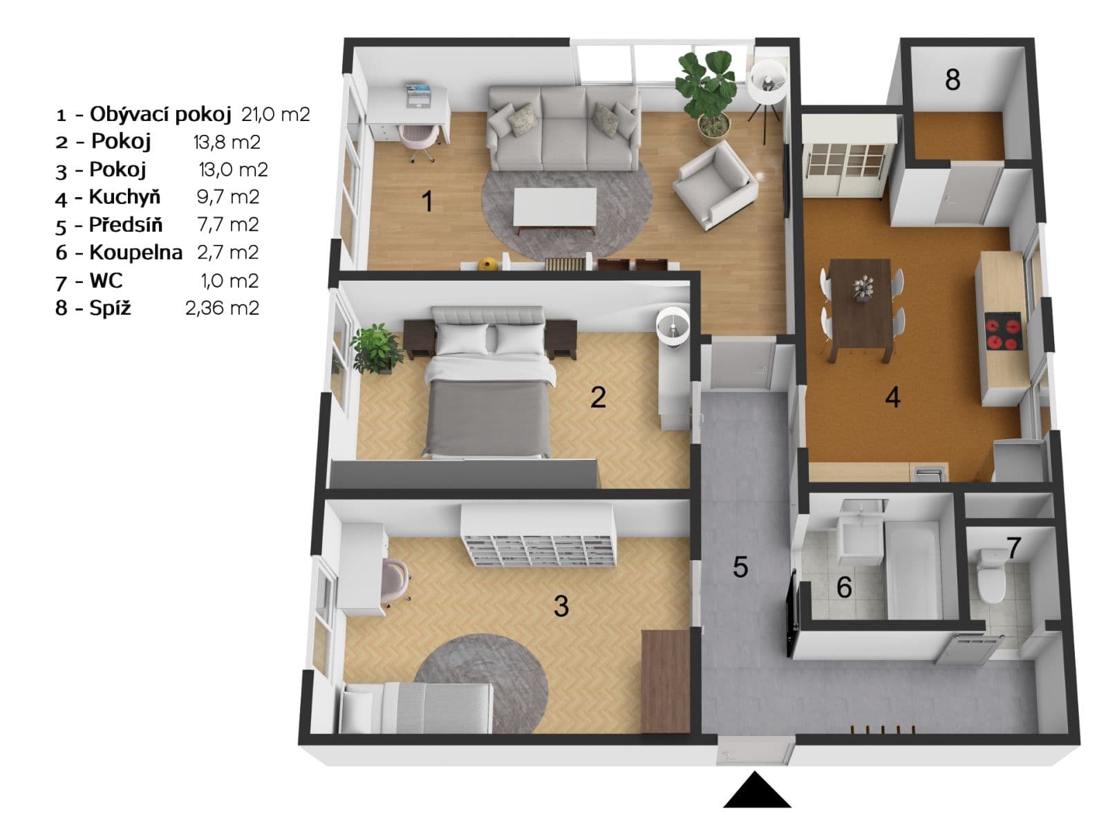 3 bedroom flat for sale, 72 m², Jedličkova, Lysá nad Labem, Středočeský Region 3 bedroom flat for sale, 72 m², Jedličkova, Lysá nad Labem, Středočeský Region