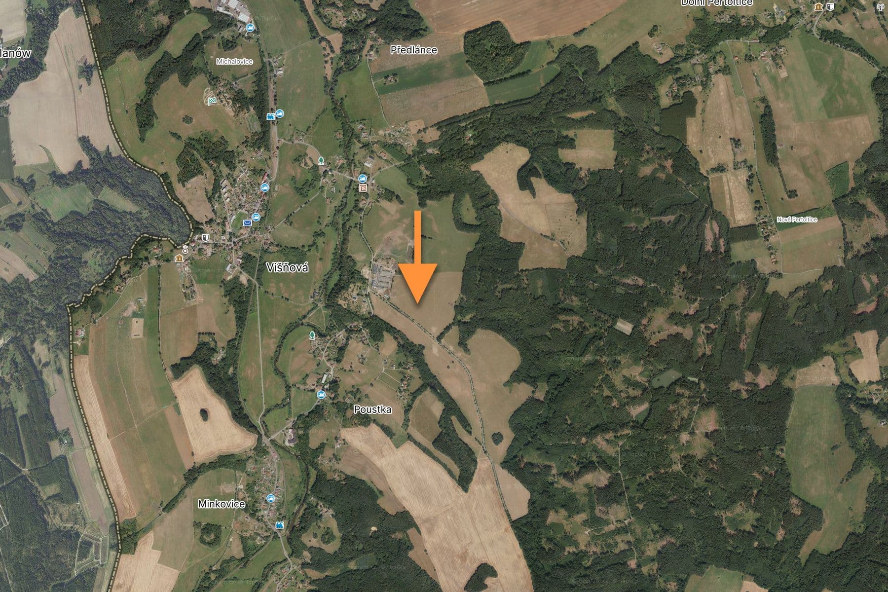 plot for sale, 10,156 m², Višňová, Liberecký Region plot for sale, 10,156 m², Višňová, Liberecký Region