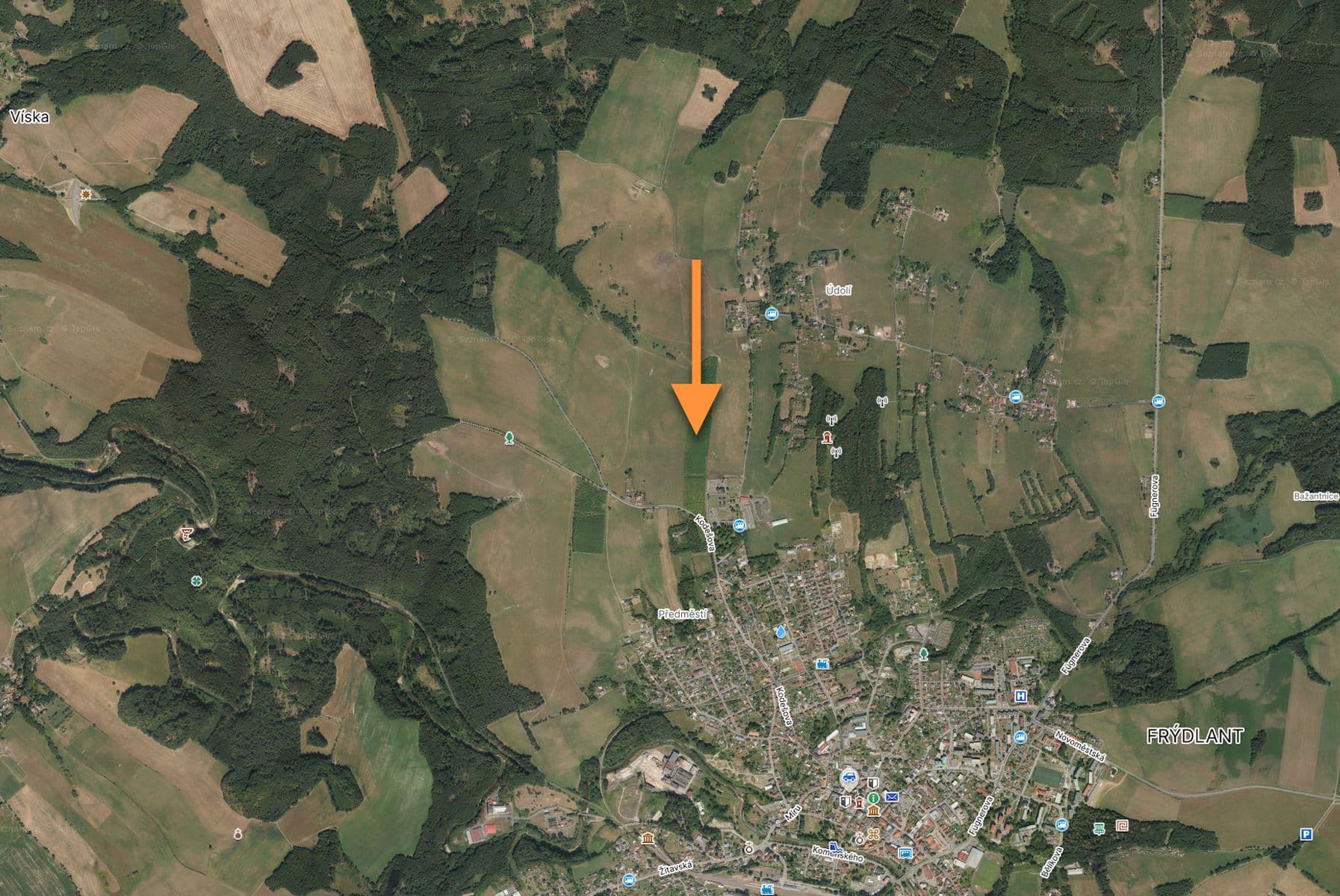 plot for sale, 50,397 m², Frýdlant, Liberecký Region plot for sale, 50,397 m², Frýdlant, Liberecký Region