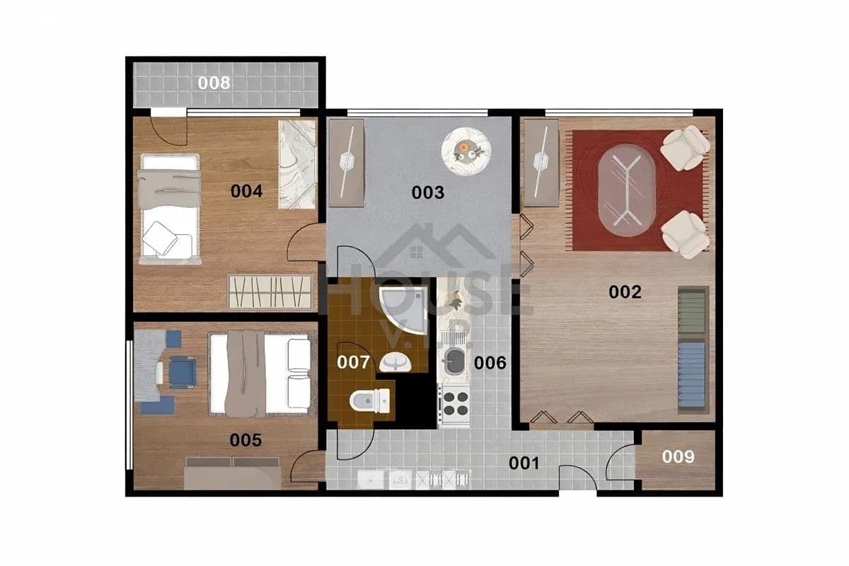 3 bedroom flat for sale, 74 m², Nad Lesním divadlem, Prague, Prague 3 bedroom flat for sale, 74 m², Nad Lesním divadlem, Prague, Prague