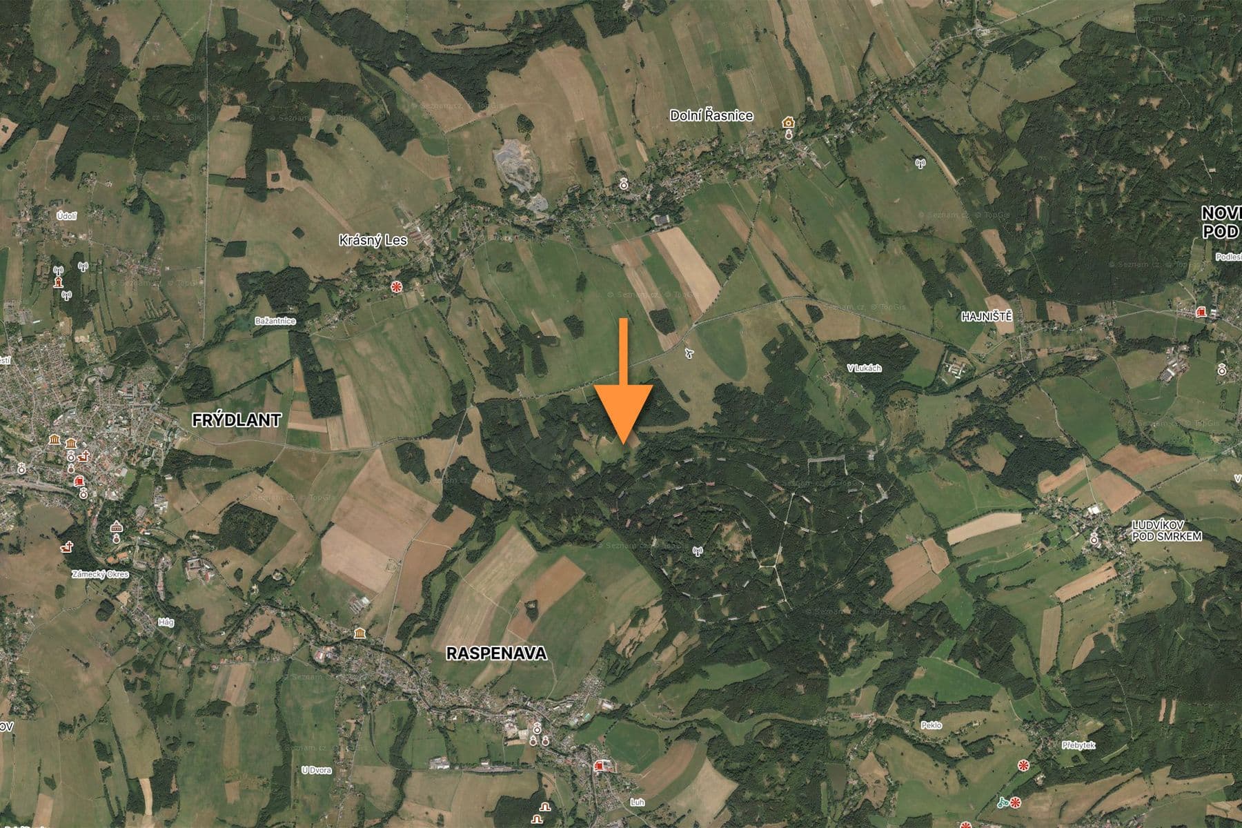 plot for sale, 22,432 m², Krásný Les, Liberecký Region plot for sale, 22,432 m², Krásný Les, Liberecký Region