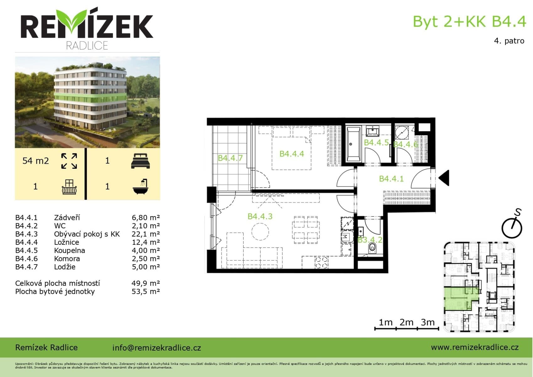 1 bedroom with open-plan kitchen flat to rent, 59 m², U Komína, Prague, Prague 1 bedroom with open-plan kitchen flat to rent, 59 m², U Komína, Prague, Prague