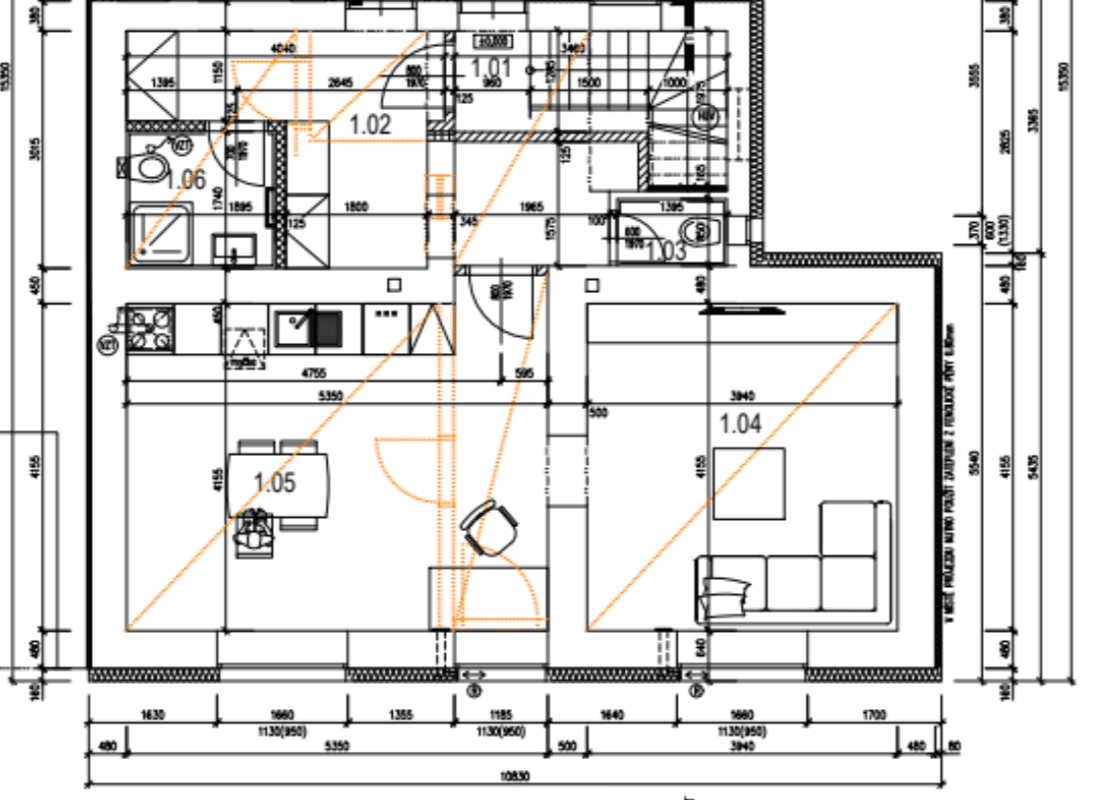 1 bedroom with open-plan kitchen flat to rent, 55 m², Drahy, Uherské Hradiště, Zlínský Region 1 bedroom with open-plan kitchen flat to rent, 55 m², Drahy, Uherské Hradiště, Zlínský Region