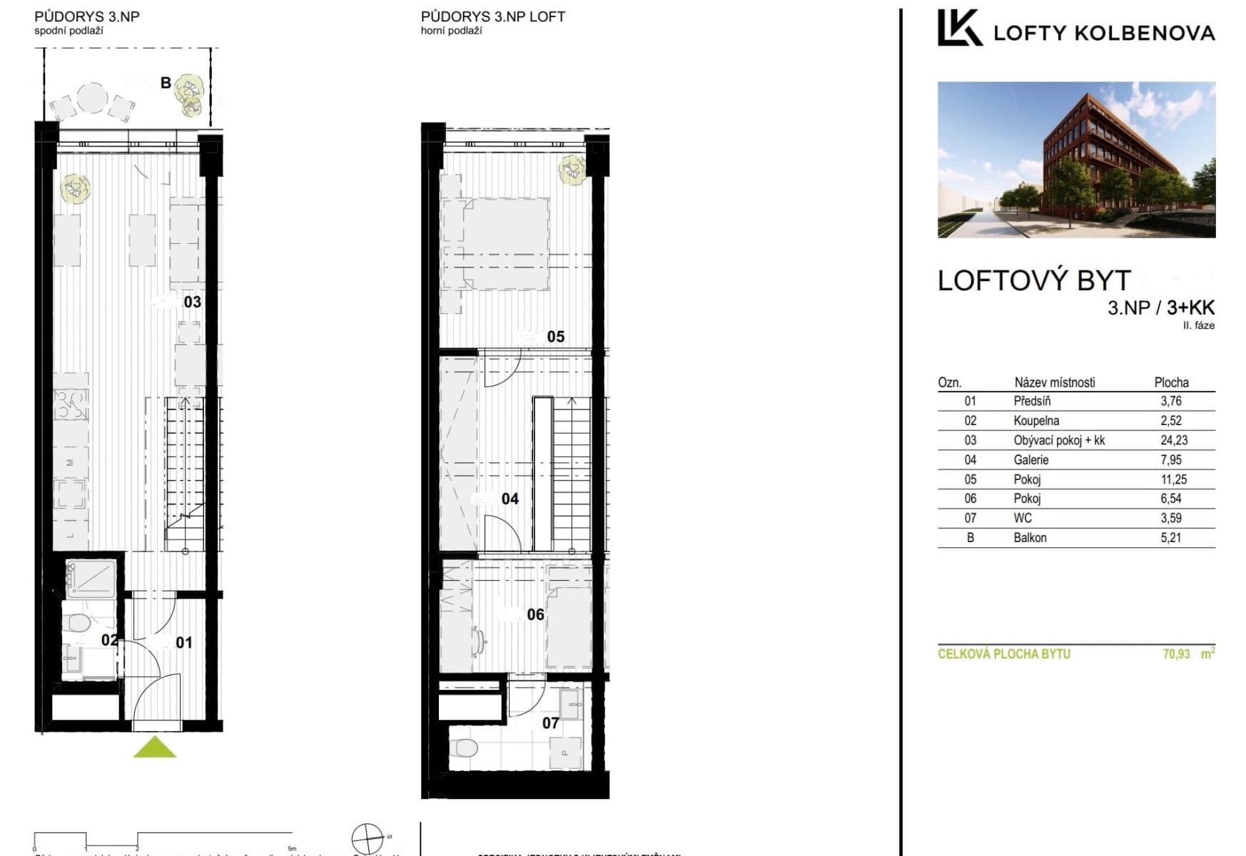 2 bedroom with open-plan kitchen flat to rent, 66 m², Kolbenova, Prague, Prague 2 bedroom with open-plan kitchen flat to rent, 66 m², Kolbenova, Prague, Prague