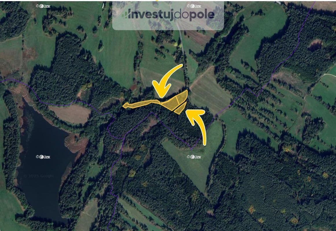 plot for sale, 11,112 m², Číměř, Jihočeský Region plot for sale, 11,112 m², Číměř, Jihočeský Region