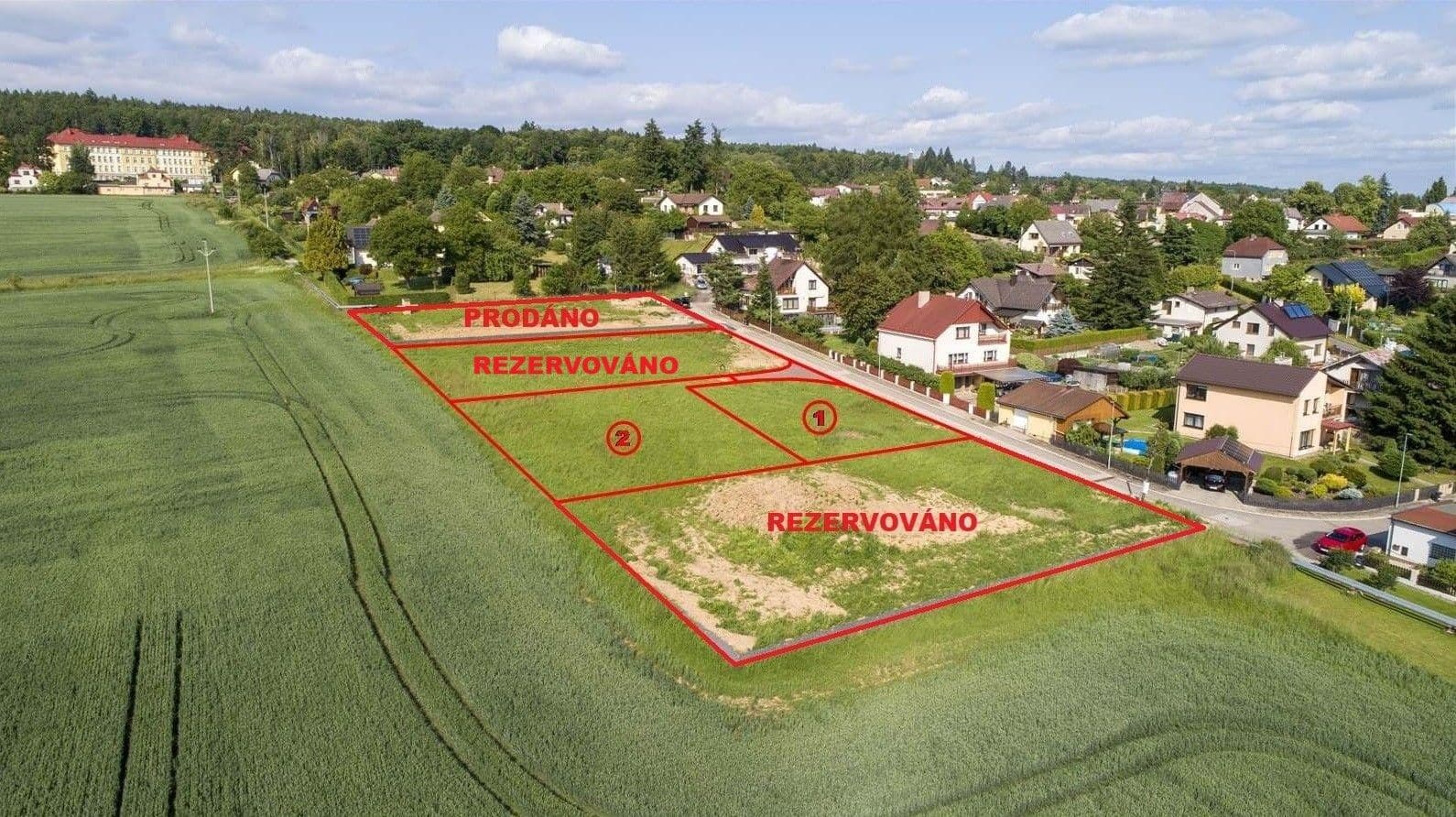 plot for sale, 803 m², Dvůr Králové nad Labem, Královéhradecký Region plot for sale, 803 m², Dvůr Králové nad Labem, Královéhradecký Region