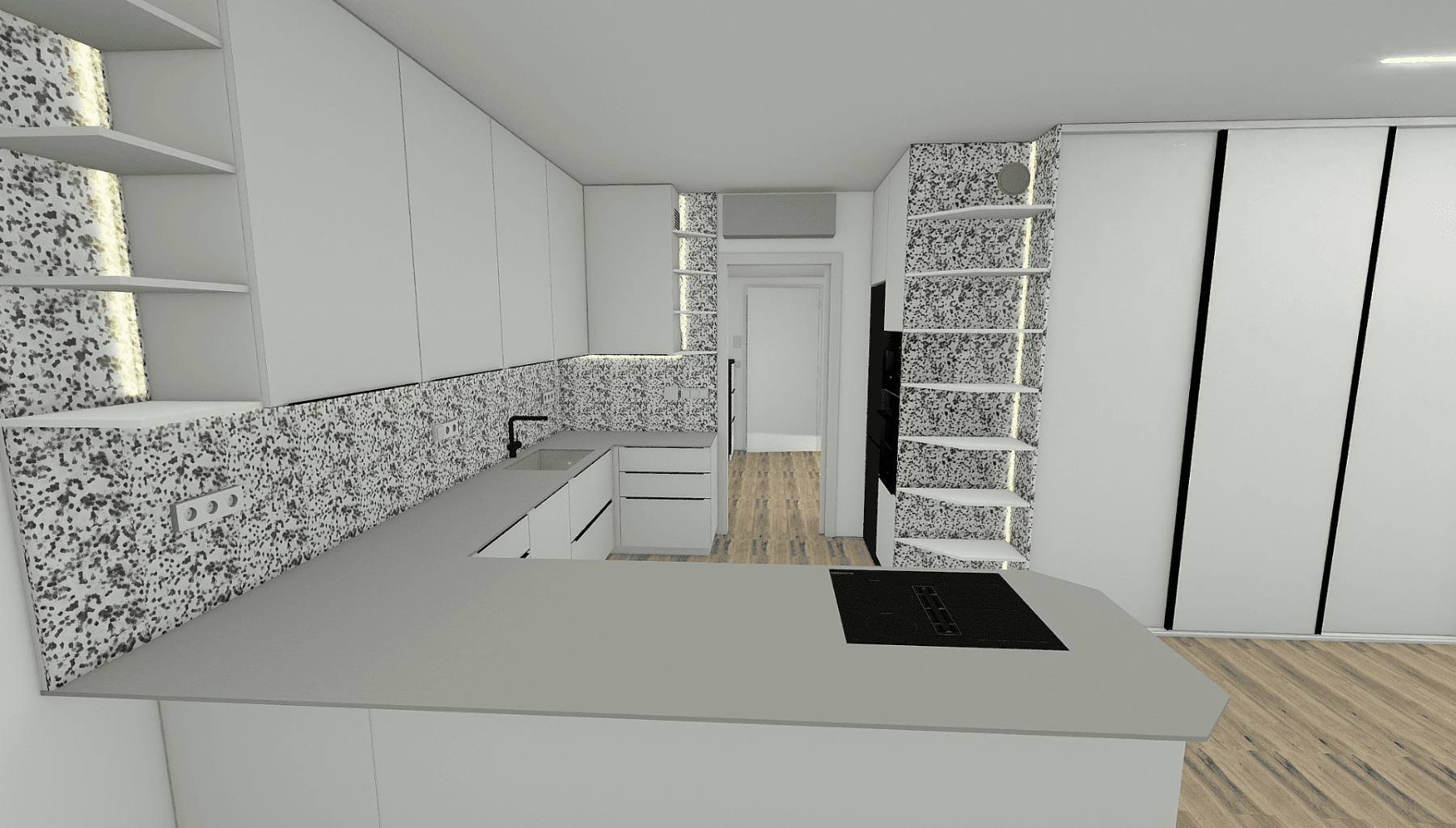 1 bedroom with open-plan kitchen flat to rent, 64 m², Nové sady, Brno, Jihomoravský Region 1 bedroom with open-plan kitchen flat to rent, 64 m², Nové sady, Brno, Jihomoravský Region