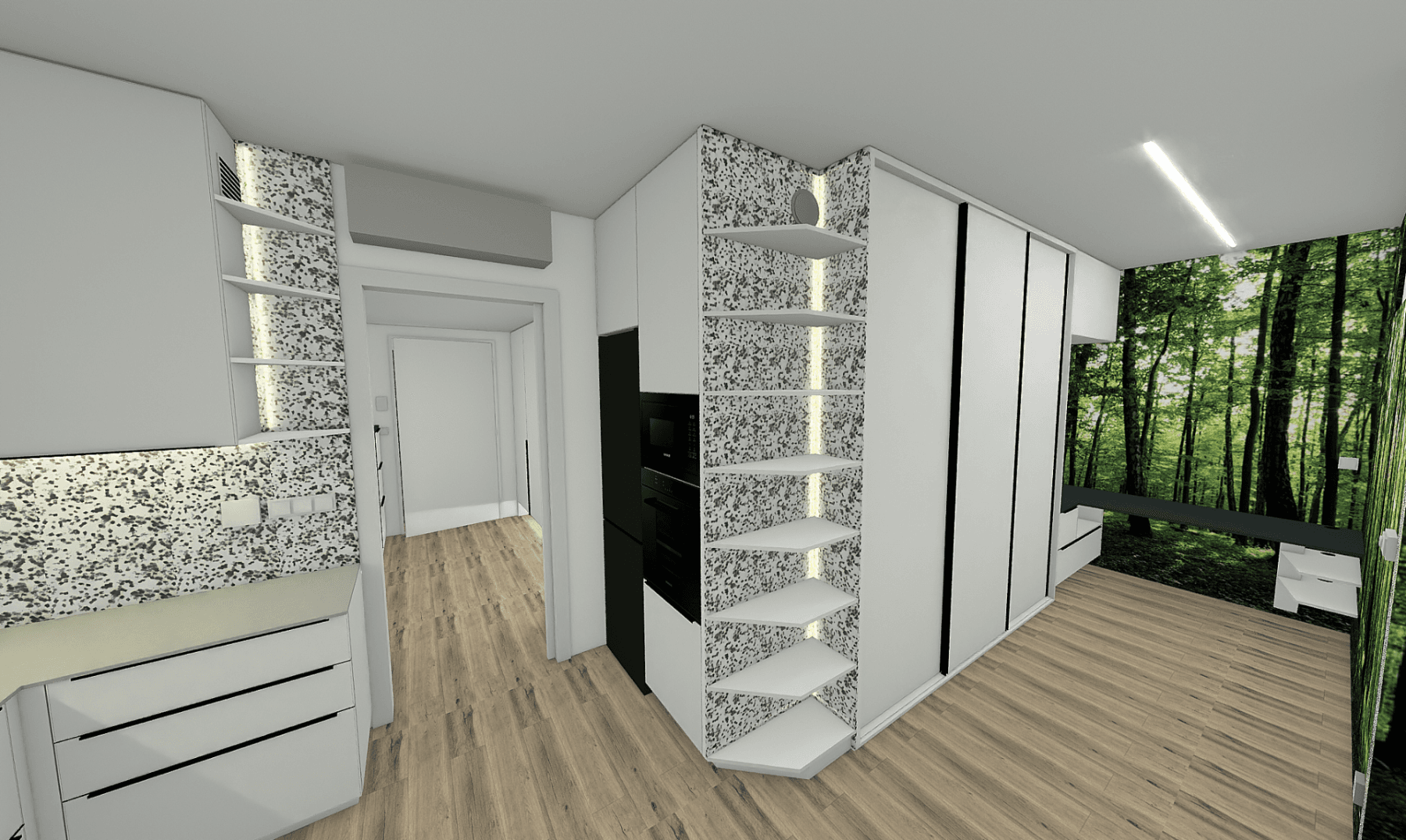 1 bedroom with open-plan kitchen flat to rent, 64 m², Nové sady, Brno, Jihomoravský Region 1 bedroom with open-plan kitchen flat to rent, 64 m², Nové sady, Brno, Jihomoravský Region