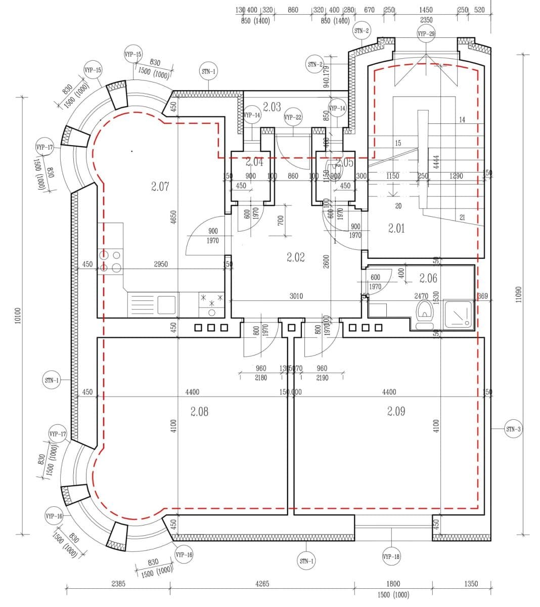 2 bedroom flat to rent, 73 m², Na Okrouhlíku, Prague, Prague 2 bedroom flat to rent, 73 m², Na Okrouhlíku, Prague, Prague