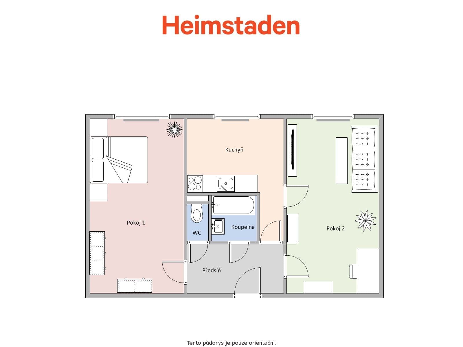 2 bedroom flat to rent, 49 m², Studentská, Karviná, Moravskoslezský Region 2 bedroom flat to rent, 49 m², Studentská, Karviná, Moravskoslezský Region