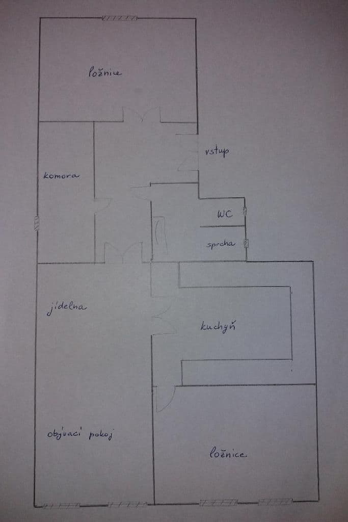 3 bedroom flat to rent, 80 m², Seifertova, Prague, Prague 3 bedroom flat to rent, 80 m², Seifertova, Prague, Prague