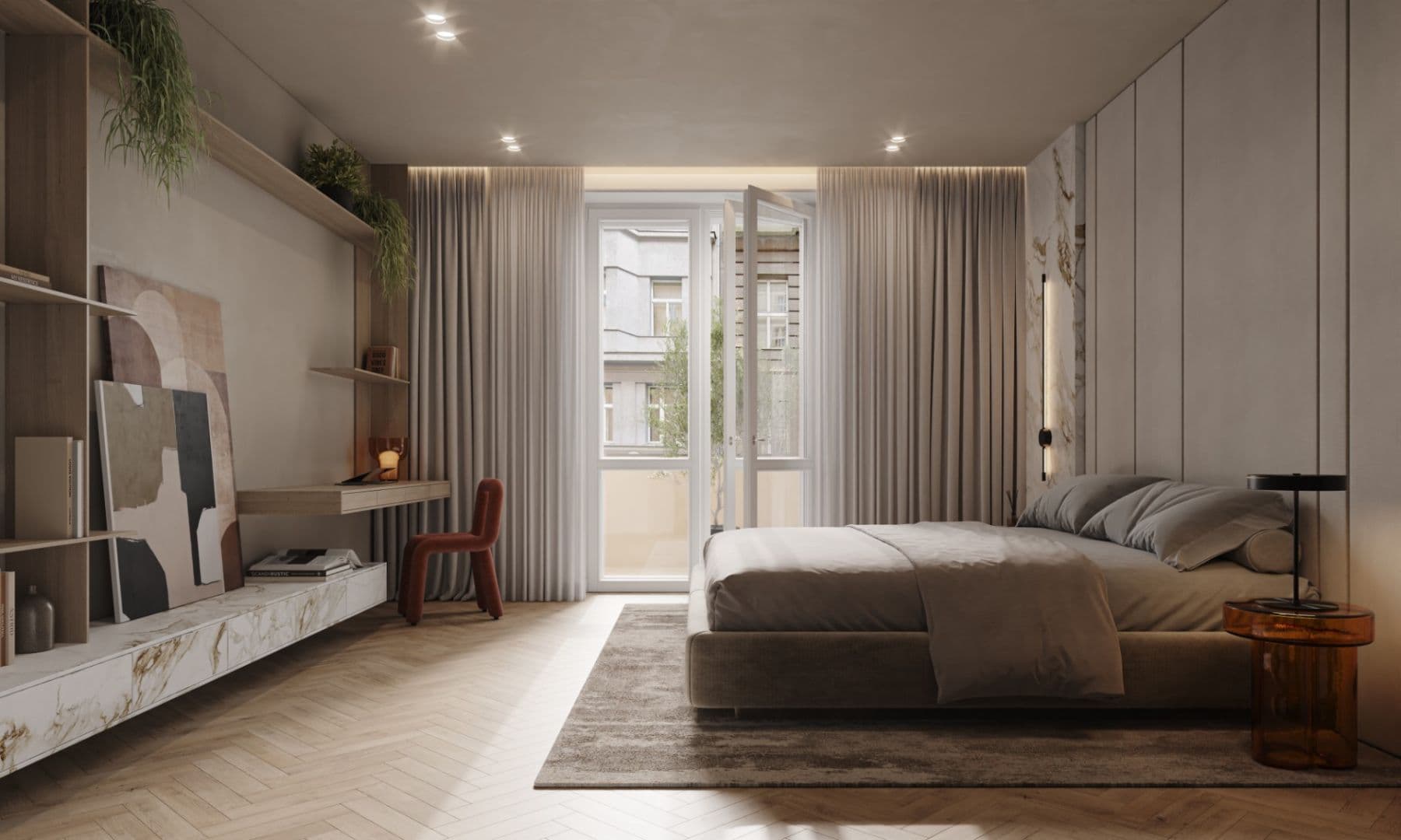 1 bedroom with open-plan kitchen flat for sale, 45 m², Blanická, Prague, Prague 1 bedroom with open-plan kitchen flat for sale, 45 m², Blanická, Prague, Prague