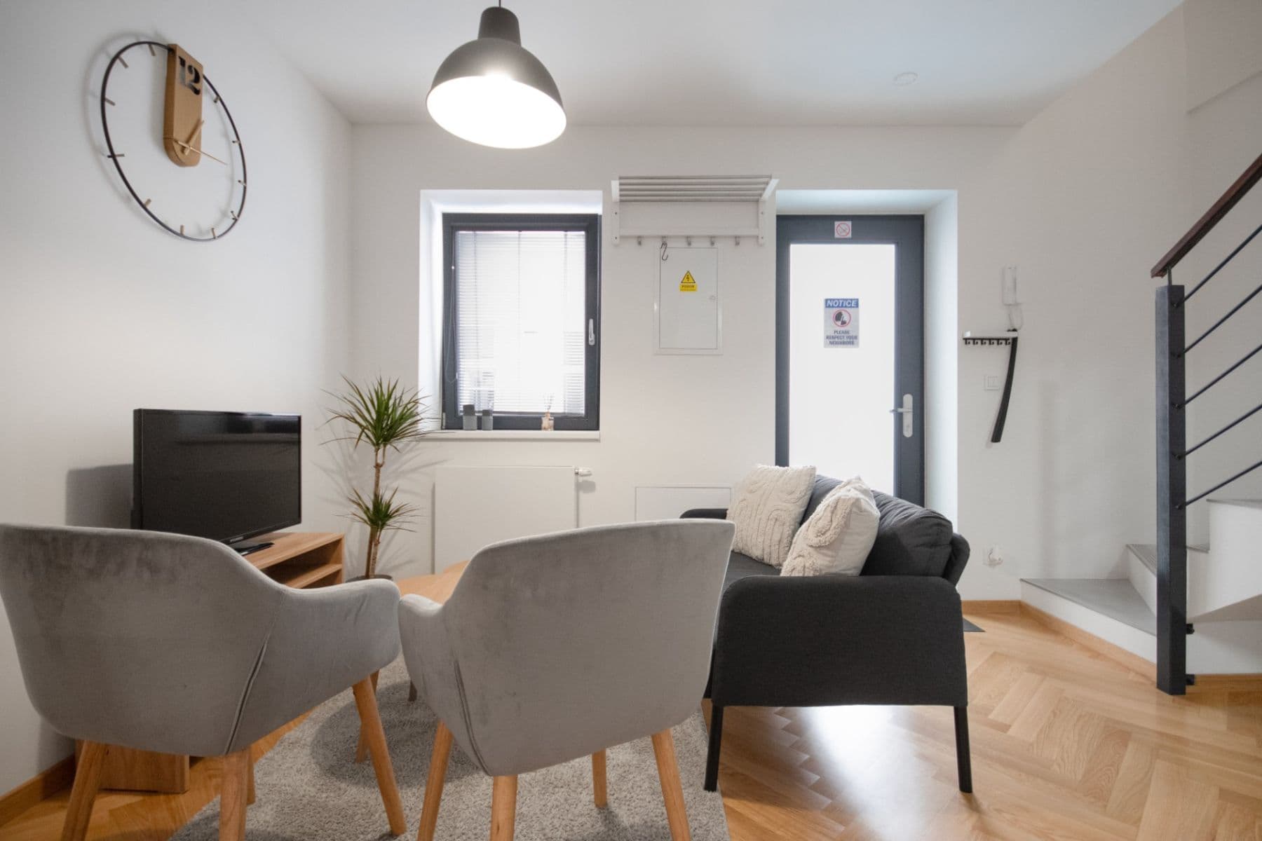 1 bedroom with open-plan kitchen flat to rent, 46 m², Pernerova, Prague, Prague 1 bedroom with open-plan kitchen flat to rent, 46 m², Pernerova, Prague, Prague